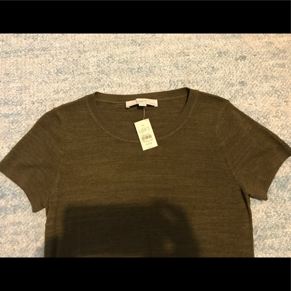 NWT LOFT Green Sweater Top - Picture 4 of 4